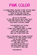 Poem Pink Color, written by NicoleBicole