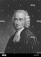 Engraved portrait of Jonathan Dickinson, minister who was a co-founder ...