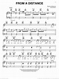Midler - From A Distance sheet music for voice and piano [PDF]