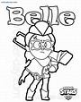 Belle Brawl Stars coloring pages | WONDER DAY — Coloring pages for ...