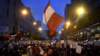 Protestas en Perú: al menos 1 muerto dejan manifestaciones en Lima