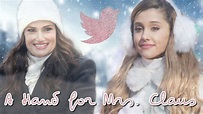Idina Menzel ft. Ariana Grande - A Hand For Mrs. Claus (lyrics) - YouTube
