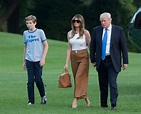 First Lady Melania Trump and son Barron finally move into the White House