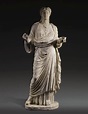 A Monumental Roman Marble Portrait Statue of a Woman, circa 2nd Century ...