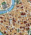 Piazza navona Rome map - Map of Rome piazza navona (Lazio - Italy)