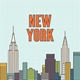 Ilustración de nueva york | Vector Premium