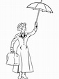 Mary Poppins coloring pages