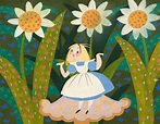 Alice in Wonderland Mary Blair Concept Art disney Mary - Etsy | Disney ...