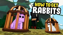 How to Get RABBITS!! in Roblox Islands - YouTube
