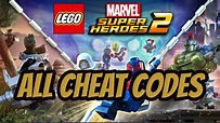 Lego Marvel Super Heroes 2 - All Cheat Codes - YouTube
