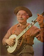 Grandpa Jones with his banjo