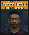 PES 2017 Ousmane Dembele Face (FC Barcelona) - Kits by Manolucas