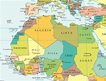 Map of North Africa | Download Scientific Diagram