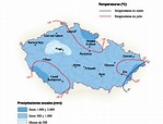 Czech Republic Climate map | Order and download Czech Republic Climate map