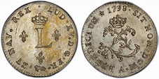Images of French Colonies 1738-A Sou M - PCGS CoinFacts