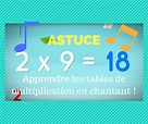 Astuce : apprendre les tables de multiplication en chantant