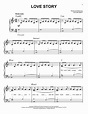Love Story sheet music by Taylor Swift (Easy Piano – 68982)