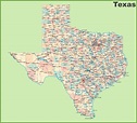 Map Of Texas Border towns | secretmuseum