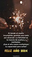 100+ Frases para desear FELIZ AÑO NUEVO 2024 con Imagenes