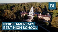 Phillips Academy in Andover is the best high school in America - YouTube