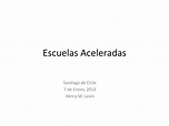 Henry Levin Escuelas Aceleradas by Educacion Funch - Issuu