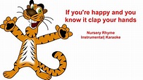 If you're happy and you know it clap your hands | Nursery Rhyme ...