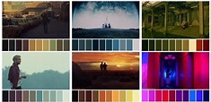 Il significato dei colori nei film nel progetto di Color Palette Cinema