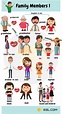 Members of the Family Vocabulary in English - ESLBUZZ