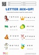 Unscramble The Letters Worksheets for Kids - Kidpid