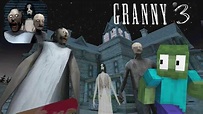 Monster School : GRANNY 3 CHALLENGE - Horror Minecraft Animation - YouTube