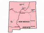 Map Of State Of New Mexico - World Map
