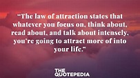 65+ Law Of Attraction Quotes To Think Optimistically - The QuotePedia