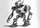 Compartir 83+ robots dibujos a lapiz última - vietkidsiq.edu.vn