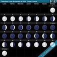 Calendario Lunar Noviembre de 2020 (Hemisferio Sur) - Fases Lunares