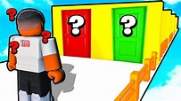 50/50 PICK A DOOR OBBY IN ROBLOX... - YouTube