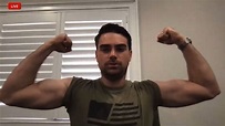 Ben Shapiro Flexing his Biceps Day and Night - YouTube