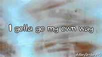 High School Musical 2 - Gotta Go My Own Way (with lyrics) - YouTube