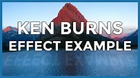 Ken Burns Effect Example - Pan and Zoom Images (Glacier National Park ...