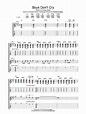 Boys Don't Cry Sheet Music | The Cure | Guitar Tab