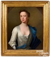Bid Now: Oil on canvas portrait of Elizabeth Wyndham - October 4, 0122 ...