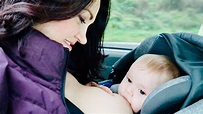 Breastfeeding In The Car - YouTube