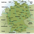 Map of Germany cities: major cities and capital of Germany