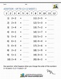 Free Math Worksheets For 1st Grade Addition