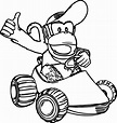 Nice Diddy Kong Coloring Pages – Kleurplaten