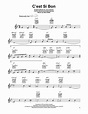 Andre Hornez "C'est Si Bon" Sheet Music & Chords | Download 2-Page ...