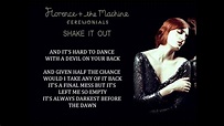 Florence + the Machine - Shake It Out (Lyrics) - YouTube