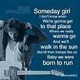 Born to Run - Bruce Springsteen | SiriusXM Song Lyric Quotes, Music ...