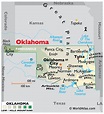Oklahoma Map / Geography of Oklahoma/ Map of Oklahoma - Worldatlas.com