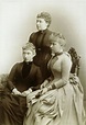 Helena, Princess Christian of Schleswig-Holstein, and her daughters ...