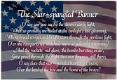 Star-spangled Banner Lyrics Poster - 19x13 - Walmart.com